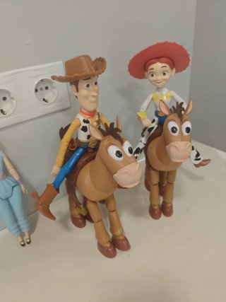Lote Juguetes Toy Story Woody Jessie Bo Peep