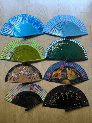 Collezione 16 ventagli