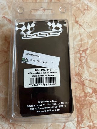 Cierre tija MSC 34.9mm