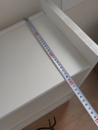 Estantería madera blanca