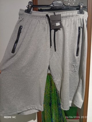 Pantalón corto chándal hombre con bolsillos