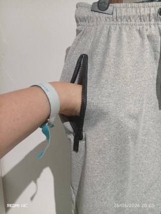 Pantalón corto chándal hombre con bolsillos