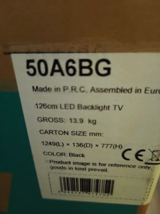 Smart TV VIDAA 50"