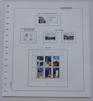 SUPLEMENTO EDIFIL 2007 SELLOS ESPAÑA SIN ESTUCHES