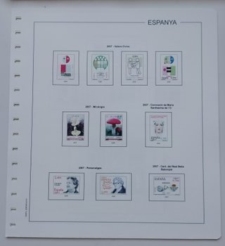 SUPLEMENTO EDIFIL 2007 SELLOS ESPAÑA SIN ESTUCHES