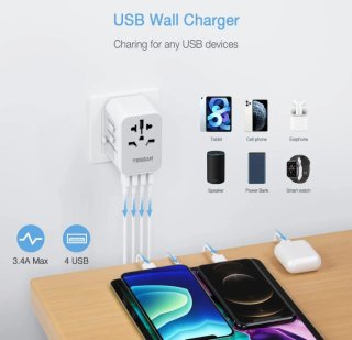 Cargador Enchufe Universal Adaptador Viaje