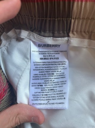 Costume Burberry Taglia L