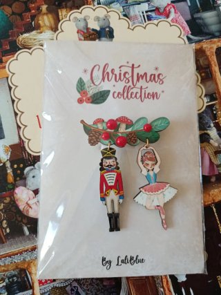 Broche LaliBlue Navidad Cascanueces Bailarina