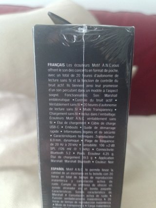 Marshall Motif A.N.C. Auriculares Inalámbricos