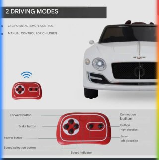 Coche eléctrico Bentley juguete