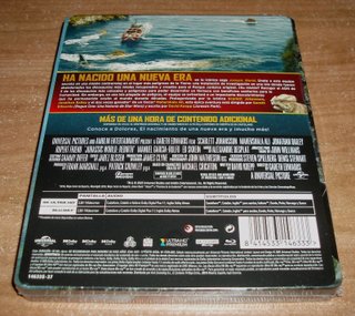 Jurassic World El Renacer 4K+BD Steelbook Nuevo