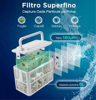 Robot Limpiafondos Piscina EVERCROSS 5100mAh