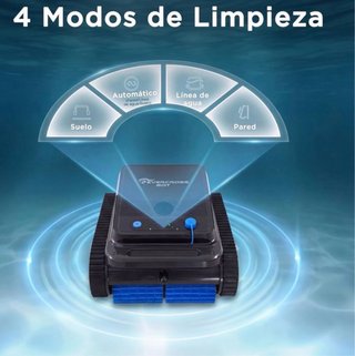 Robot Limpiafondos Piscina EVERCROSS 5100mAh
