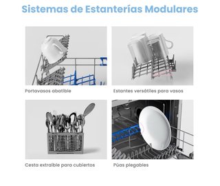 Lavavajillas Comfee Compacto 6 Cubiertos Blanco