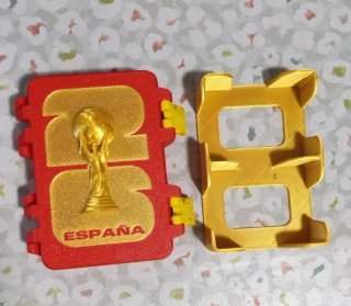 Caja Cromos Mundial España 3D Trofeo