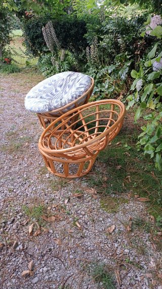 Sillones mimbre interior exterior con colchon