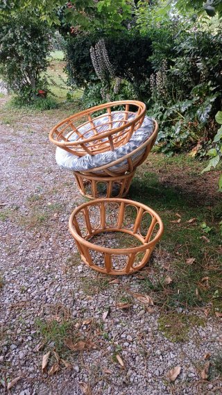 Sillones mimbre interior exterior con colchon