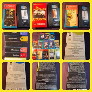 VHS- PACK - GRANDES CLÁSICOS ORIGINALES