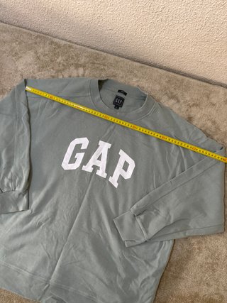 Sudadera GAP Oversize Menta Logo Arco Talla L
