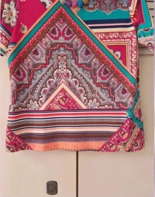 Blusa Naulover Estampado Multicolor