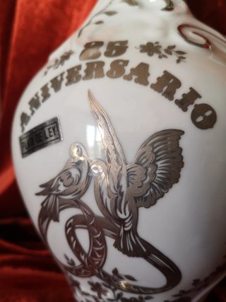 Jarrón vintage Bodas de Plata 25 Aniversario