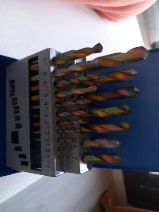 Juego brocas Powerfix Acero