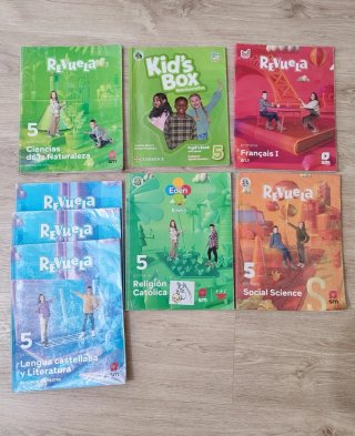 Libros 5° de Primaria Colegio Vera Cruz