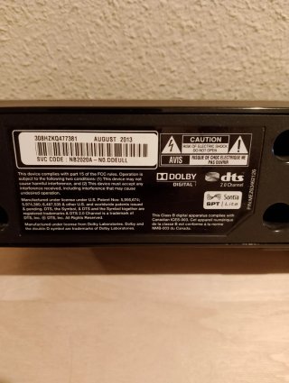 Barra de Sonido LG Negra  Modelo NB2020A
