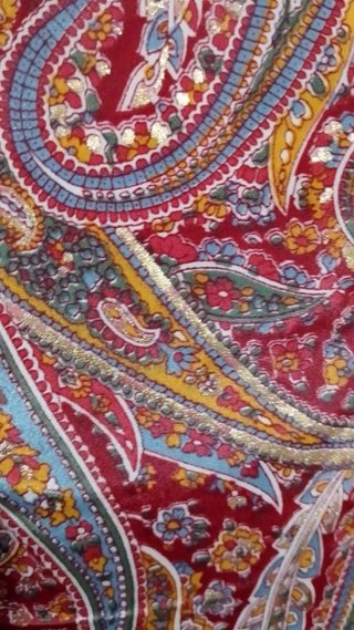 Paisley/Kimono hecho en India (Cachemir)