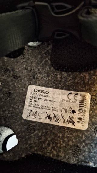 Casco Oxelo Negro