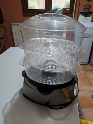 Vaporera Eléctrica Severin 3 Bandejas