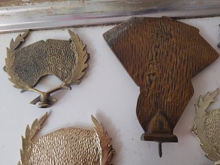 Lote 12 Insignias y medallas Vintage Cartas Juego