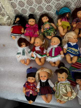 Lote Barriguitas del Mundo Famosa Años 2