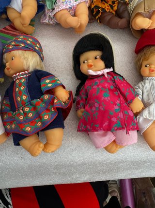 Lote Barriguitas del Mundo Famosa Años 2