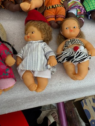 Lote Barriguitas del Mundo Famosa Años 2