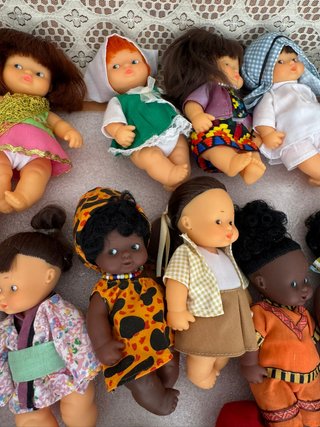 Lote Barriguitas del Mundo Famosa Años 2