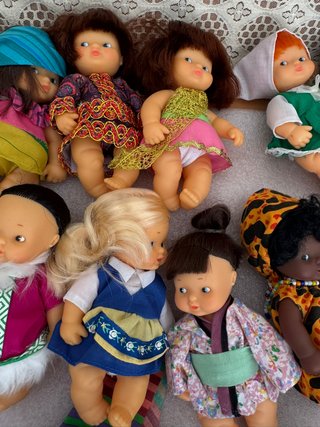 Lote Barriguitas del Mundo Famosa Años 2