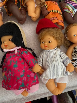 Lote Barriguitas del Mundo Famosa Años 2