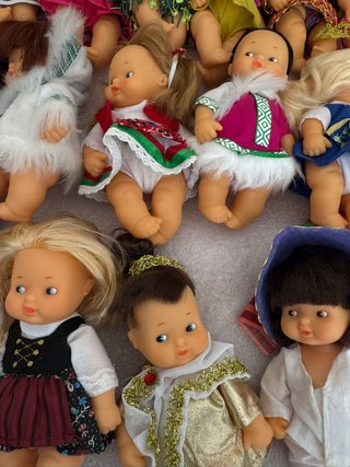 Lote Barriguitas del Mundo Famosa Años 2
