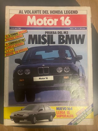 Revista Motor 16 numero 180 abril 1987