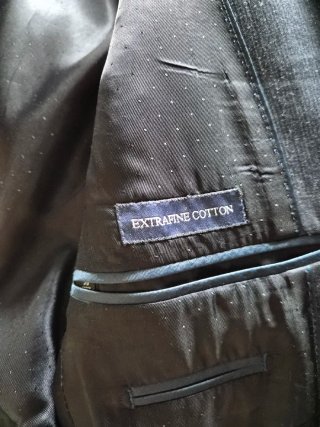 Chaqueta de vestir caballero negra