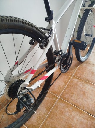 Bicicleta Montaña Rockrider ST100 Blanca