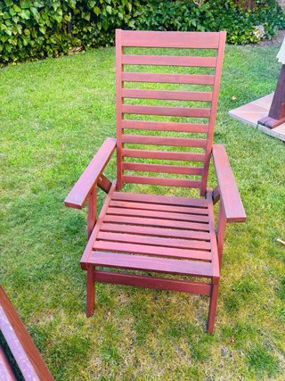 Conjunto Mesa y Sillas Jardín Madera