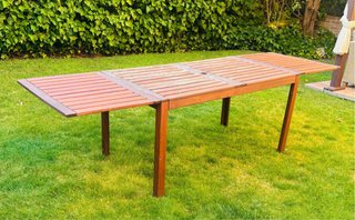 Conjunto Mesa y Sillas Jardín Madera