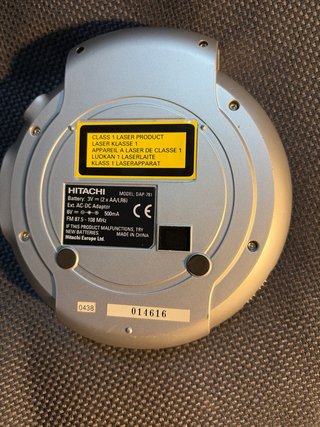 Reproductor CD MP3 Hitachi DAP-781 con Radio