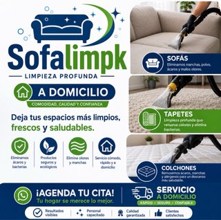Limpieza de sofás desde 49 €
