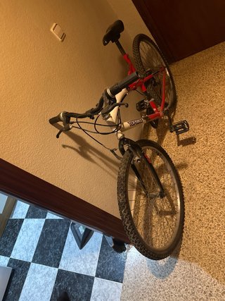 Bicicleta TOPBIKE Roja y Blanca