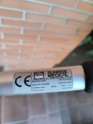 Muletas ortopédicas ajustables