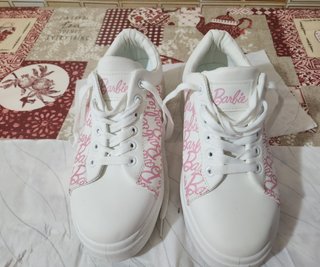 Scarpe Barbie Bianche Rosa N.39