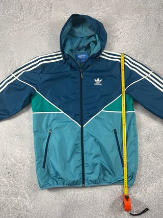 Chubasquero Adidas Originals Azul Turquesa Talla M